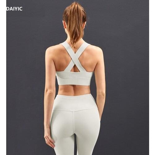 DAIYIC 2021 New Recoverable Yoga Bra High Impact Sports Bra Compression Sports Bras Two Mile Wear
