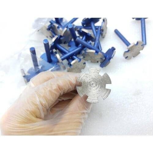 New 5pcs OD20/3035/40*3mm Diamond Sintered Cutting Disc for Stone Carving Grinding 6mm Shank 46# T