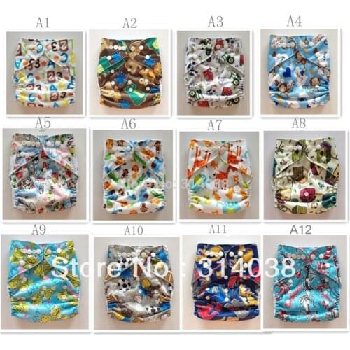 New arrived desigen Promotional 10sets (diaper+bamboo 5ayer insert ) /lot baby Nappies