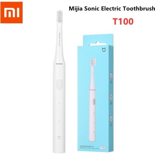 Original Xiaomi Mijia Sonic Electric Toothbrush T100 IPX7 Waterproof Rechargeable Adult Ultrasonic Automatic Tooth brush