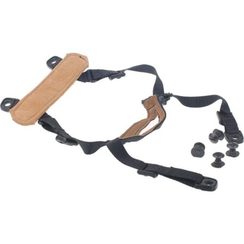 Adjustable Buckle FMA MICH Helmet Accessories Retention System H-Nape Strap Protective Pad BK/DE