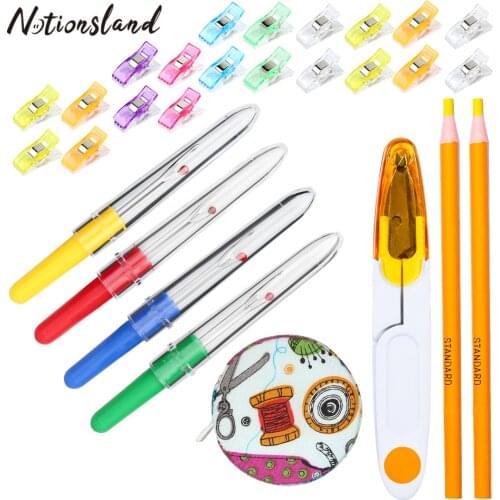 28Pcs Hand Sewing Seam Ripper Tools Kit Seam Rippers Stitch Thread Remover Sewing Safety Clips Crafting Needlework Accessories