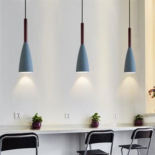 Modern Pendant Lighting Nordic Minimalist Pendant Lights Over Dining Table Kitchen Island Hanging Lamps Dining Room Lights E27