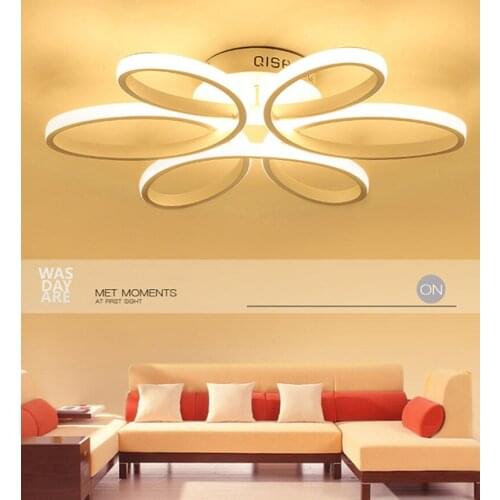 Modern Remote ins Pendant Lights Personalized Flower Hanglamp Romantic Childrens room light Round Lighting Fixture
