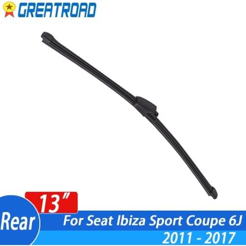 Wiper 13" Rear Wiper Blade For Seat Ibiza Sport Coupe 6J 2011 - 2017 Windshield Windscreen Rear Window