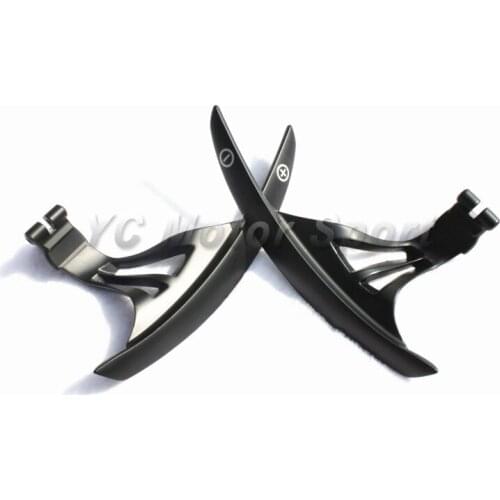 Lengthened Shift Paddle Fit for 2008-2015 R35 GTR CBA DBA AT Style (Matte Black)Aluminium Smooth Steering Wheel Shifter