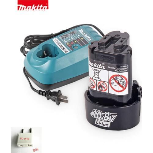 Charger Makita DC10WA for BL1013 7.2V 9.6V 10.8V Li-ion Battery DF030D DF330D DF030DWE TD090D CL104Z CL100DW CL100DWZ TD090DWE