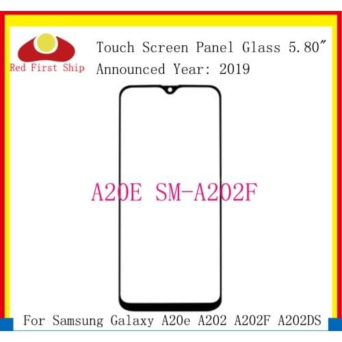 For Samsung Galaxy A20e A202 A202F A202DS SM-A202F LCD Panel Replacement LCD Front Touch Screen Glass Outer Lens