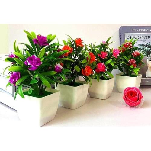 1Pc Artificial Rose Flower Photograph Prop Wedding Party Home Table Bonsai Decor