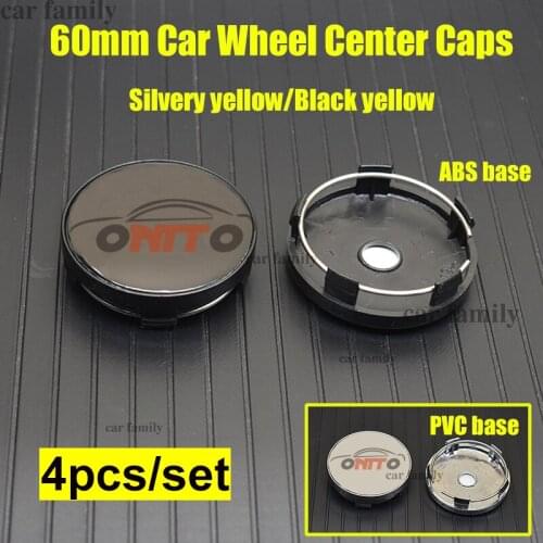 4cs/set 60mm for Chevrolet Chevy Lanos Orlando Captiva Lacetti Aveo Niva Car Wheel Center Cap Covers Emblem Auto Car Accessory
