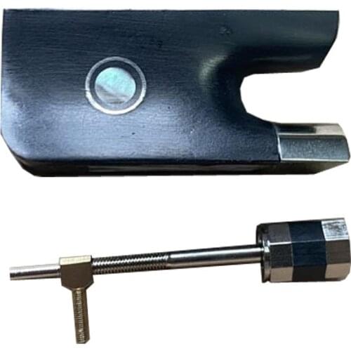 FREE SHIPPING 10PCS Advanced Level Nick-Silver Mounted Ebony Frog for 4/4 Cello Bow