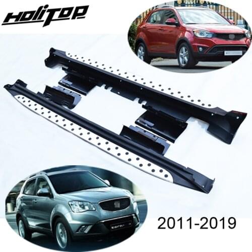 Side bar side step pedals running board for Ssangyong Korando C ,original design,2011 2012 2013 2014 2015 2016 2017 2018 2019