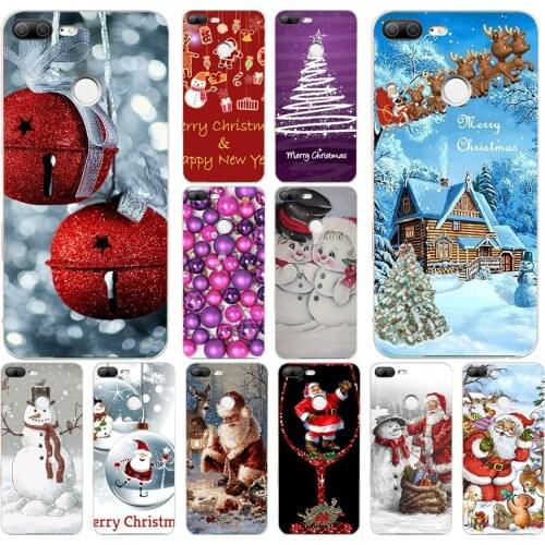 239FG New Year Snowman gift Soft Silicone Tpu Cover phone Case for huawei Honor 9 10 20 Lite Pro