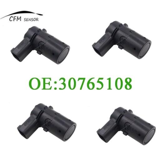 4pcs 30765108 PDC Parking Sensor For Volvo C70 S40 S60 S80 V50 V70 V70x XC90 30668099 30668100 30765408 30764160, 30765108