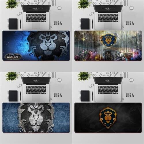 FHNBLJ High Quality World of Warcraft The Alliance laptop Gaming mouse pad Free Shipping Large Mouse Pad Keyboards Mat