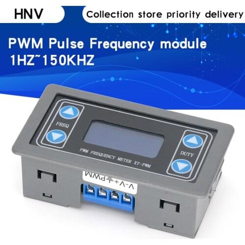 1HZ~150KHZ Signal Generator Digital Display PWM Pulse Frequency Duty Ratio Adjustable Square Wave Rectangular Signal Generator