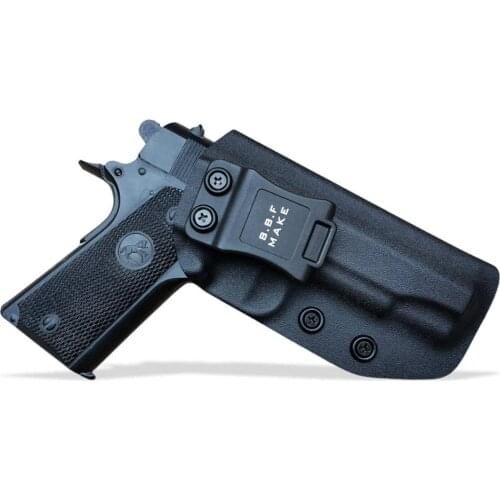 KYDEX IWB Gun Holster Colt Commander 1911 .45 9mm 4.25 / 4.5 Inch PT1911 Pistol Case Waistband Inside Carry Concealed Holster