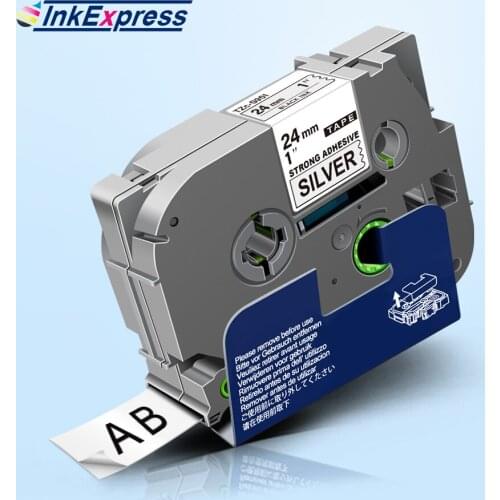 24mm TZe-SM951 Strong Adhesive Label For Brother TZe SM951 TZe-SM951 tze Tape Printer Ribbon For Brother P touch Label Maker