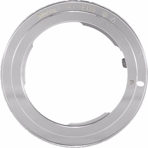 Lens Adapter Ring for Nikon F (Non-AI, Ai, AIS) Lens to FOR Canon EOS EF AI-EOS 550d 60d 5d3 700d 7d 50d 5d2 6d brass silver