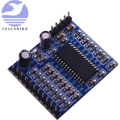 1Pcs Sound Quality Adjustment Module Voice Module IIC 6V-10V Audio Processing Module For PT2314 For Arduino Technology