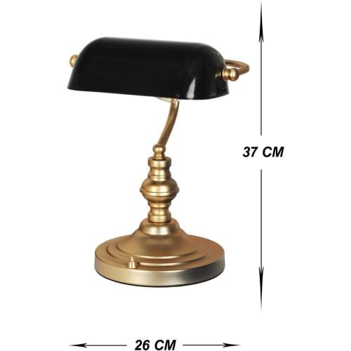 Saint Belisama Broker Table Lamp Gold-Black