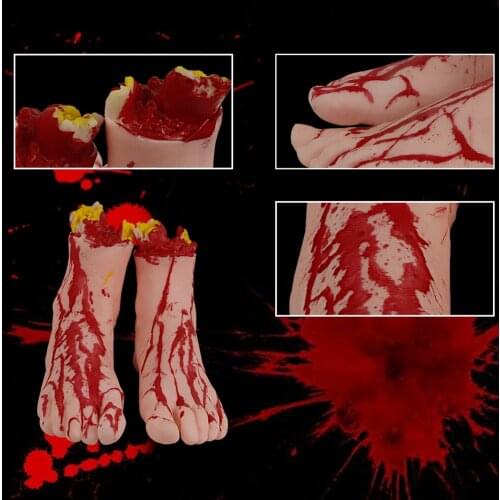 New Halloween Horror Decoration Prop Broken Hand And Feet Bloody Festival Scary Prop Halloween Prop Supplies