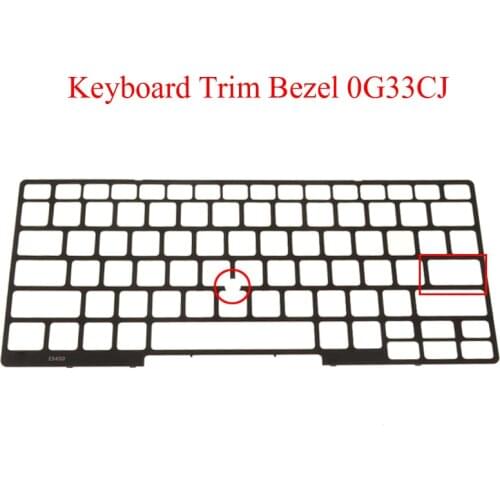Laptop Keyboard Trim Bezel For DELL For Latitude E5450 5450 0G33CJ G33CJ Pointing US Layout new