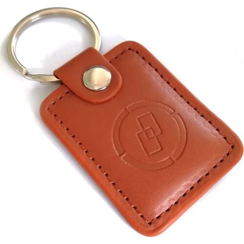 Wholesale 10pcs/lot RFID Proximity Access Control Card rfid tag 13.56MHZ ic CARD ( Leather keychain)