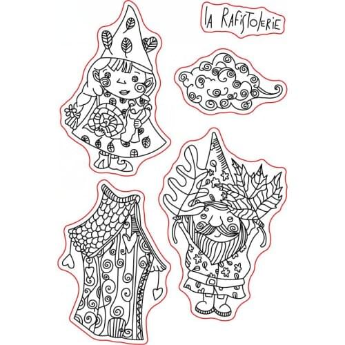 Santa Claus Transparent Clear Stamp for DIY scrapbooking/Card Making C572