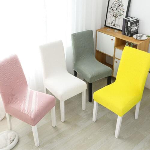 Thickening Chair Cover Home Stretch Chair Back Cushion Universal Stool Cover Soft Bar Chair Dining Table and Chair Cover Stretch