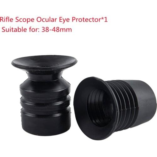 Protector Cover Eyecup Scalable Eyeguard Tactical Rifle Scope Eyepiece Eyeshade Rubber Anti-impact Optics Sight Eye
