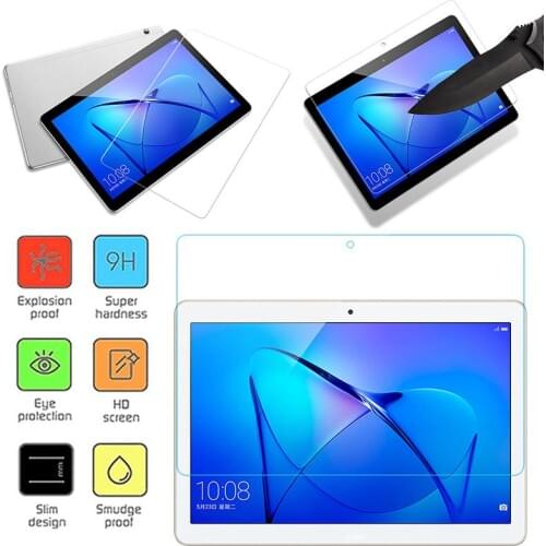 Protective Glass for Huawei Mediapad T3 10 9.6 Tempered Glass For Huawei T3 7 T3 8 T 3 4G Wifi 7 Screen Protective Tablet Film