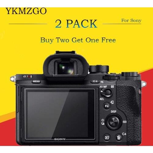 2 PCS Tempered Glass LCD Screen Protector for Sony A7 III II A7S II A7M3 A99 A5100 A6500 / A5000 A6300 A6000/ NEX-5 NEX-6 NEX-7
