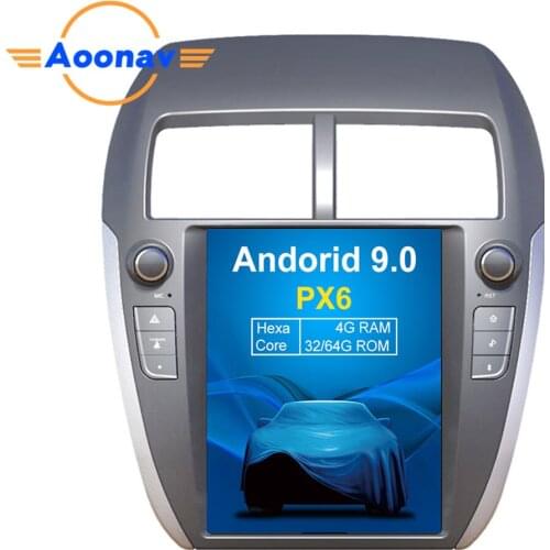 10.4 inch car GPS Radio GPS navigation for-Mitsubishi ASX RVR 2013-2019 multimedia player Android 9.0 Support carplay