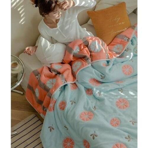 10 layer gauze cotton towel summer cool quilts single double blanket baby children summer nap blanket air-conditioned quilts