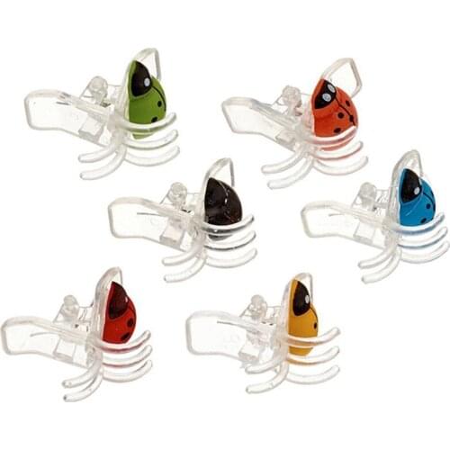 30 Pcs Orchid Clips, Ladybug Plant Clips, Garden Support Clips Durable Plant Flower Stem Clips,Garden Tomato Trellis Clips