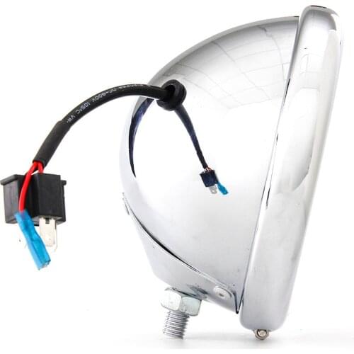 5.75 Inch Led Motorcycle Headlight Mounting Bracket Ring Cover Bucket Housing Shell for Scooter Moto Cafe Racer