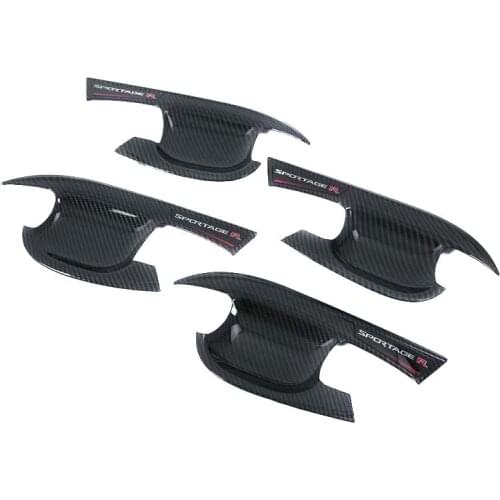 For Kia Sportage 3 QL 2017 2018 2019 ABS Chrome Car Door Handle Bowl Side Door Bowl Trim Sticker Exterior Car Styling Accessory