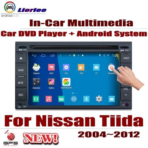 Car Android System Android 8 Core A53 Processor IPS LCD Screen For Nissan Tiida (C11) 2004-2012 Radio DVD Player GPS Navi