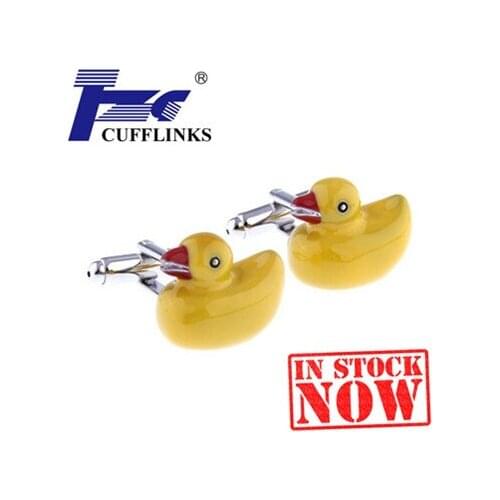 Big Yellow Duck Cufflink Cuff Link 2 Pairs Free Shipping Promotion