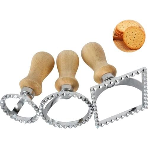 Biscuit Mold Pasta Hand-Cutting Machine Embossed Kitchen Accessories Ravioli Maker Mold Tool Ravioli Stamp Set Decoration Tools