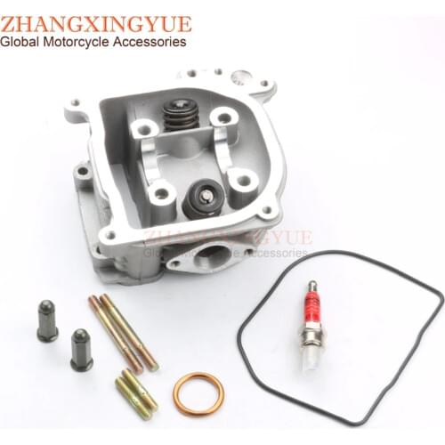 39mm-52mm EGR Cylinder Head Assembly & A7TC Spark Plug for Baotian BT49QT-2C Falcon 7 Smart Rider 9 Sprint 9F GY6 139QMB 50cc 4T