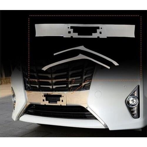 Front Bumper Strip Chrome Cover For TOYOTA ALPHARD VELLFIRE 30