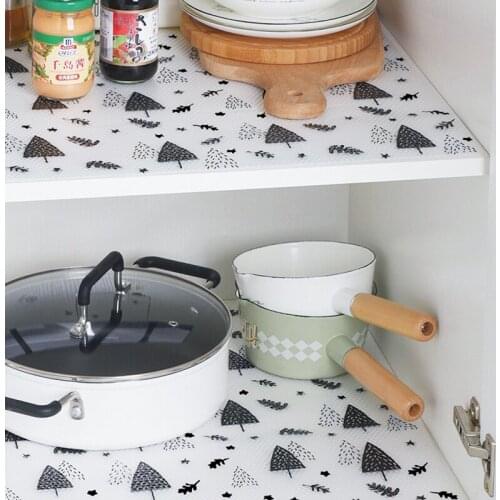 Drawer Mat Waterproof Shelves Mats Moisture-Proof Cabinet Mat Anti-Slip Mat Waterproof and moisture-proof