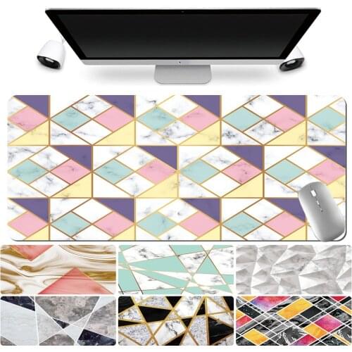 Mouse Pad Gaming Gamer Large Table Mat Leather Shape Pattern Computer Mousepad 30x60CM/30x80CM Office Computer Keyboard Mat