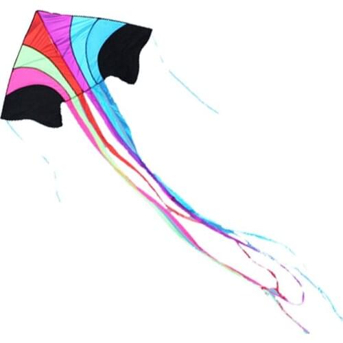 New High Quality 1.6m Rainbow Kite / With Handle Line Good Flying For Kids
