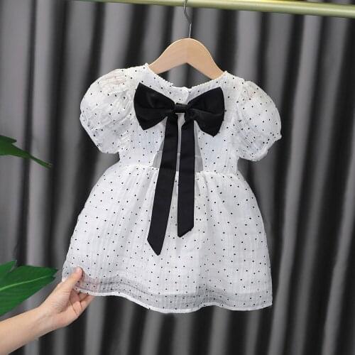 New baby girl trend dress children fashionable girl princess dress girl summer bow dress