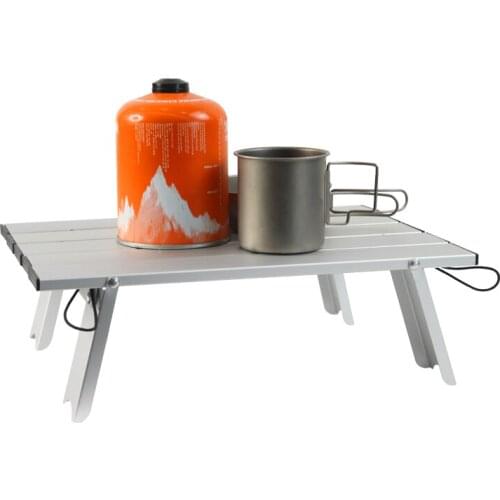 2021 NEW Mini Aluminum Folding Table Multifunctional Portable Outdoor Camping Picnic Tableware Barbecue Home Office Desk