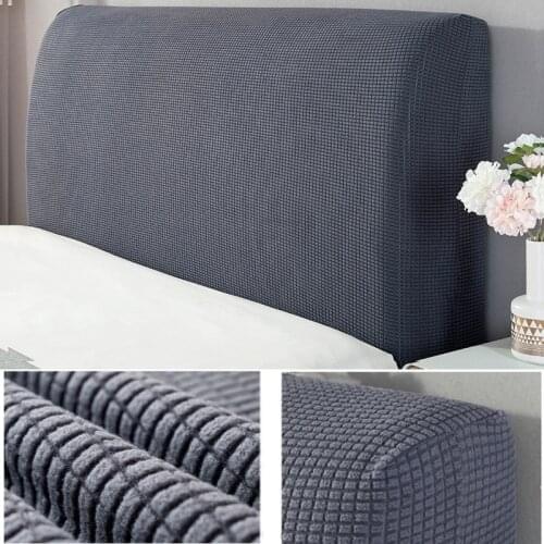 Limited Thicken Elastic All-inclusive Bed Head Covers Headboard Cover Polar Fleece For Home Cushion Nordic Dust-Proof Bedroom
