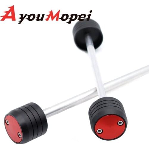 Front Rear Axle Wheel Fork Sliders For Yamaha MT-07 FZ-07 2014-2020 MT07 FZ07 Motorcycle Crash Protector Falling Protection